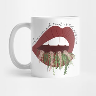 Cherry Wine Lips Lyrics Hozier Mug